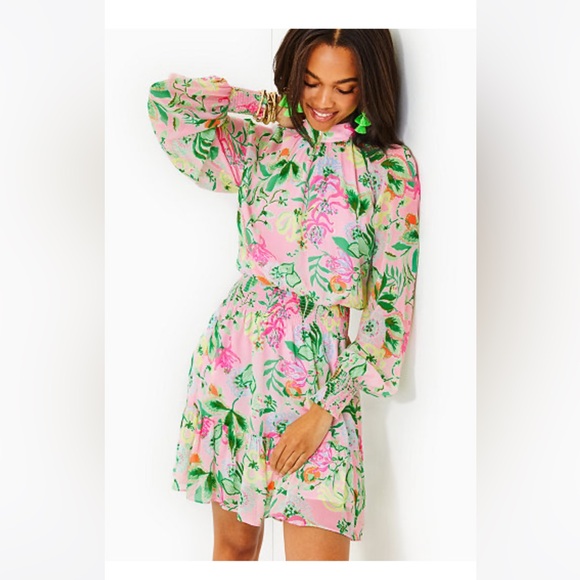 NWT! Lilly Pulitzer Ellielynn long sleeve dress